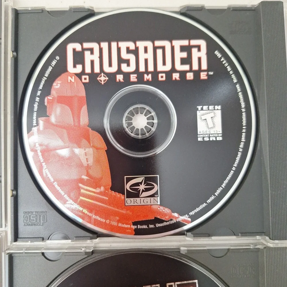 Vintage PC Game Lot of 6, Half-Life 2, Crusader, Outpost 2, Etc., All Excellent